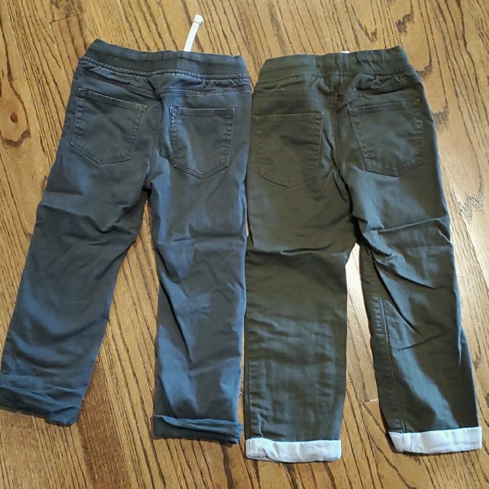 Pull-on lined pants